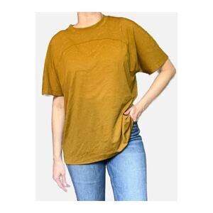 Lululemon Boxy Athletic Textured Tee Top T Shirt